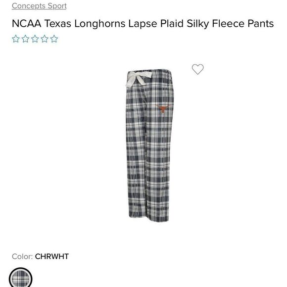 NEW Texas Longhorns Silky Fleece Pants - NWT. Med, Large - Picture 2 of 5